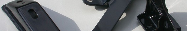Schwarz glänzend